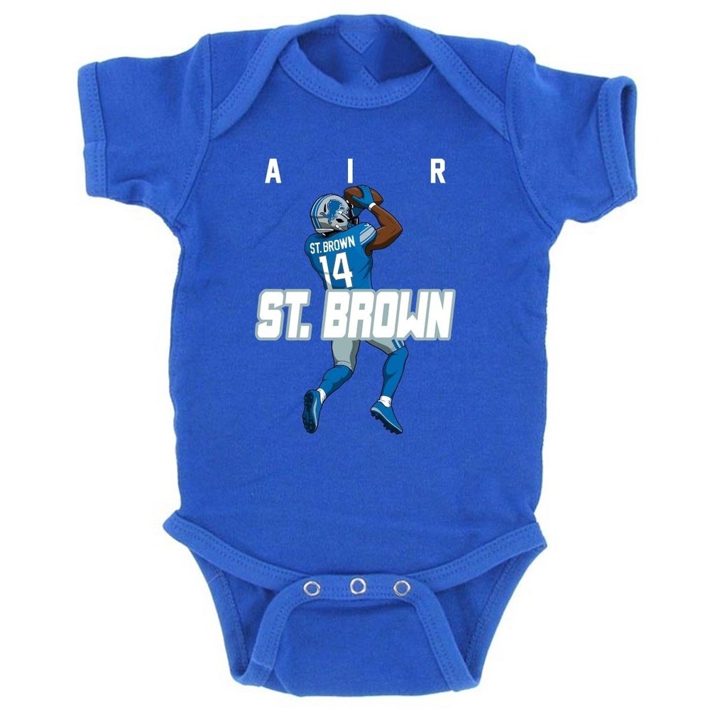Amon Ra St Brown Air Lions  Baby 1 Piece Leotard Onesie